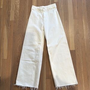 Zara Marine Jeans white size 2